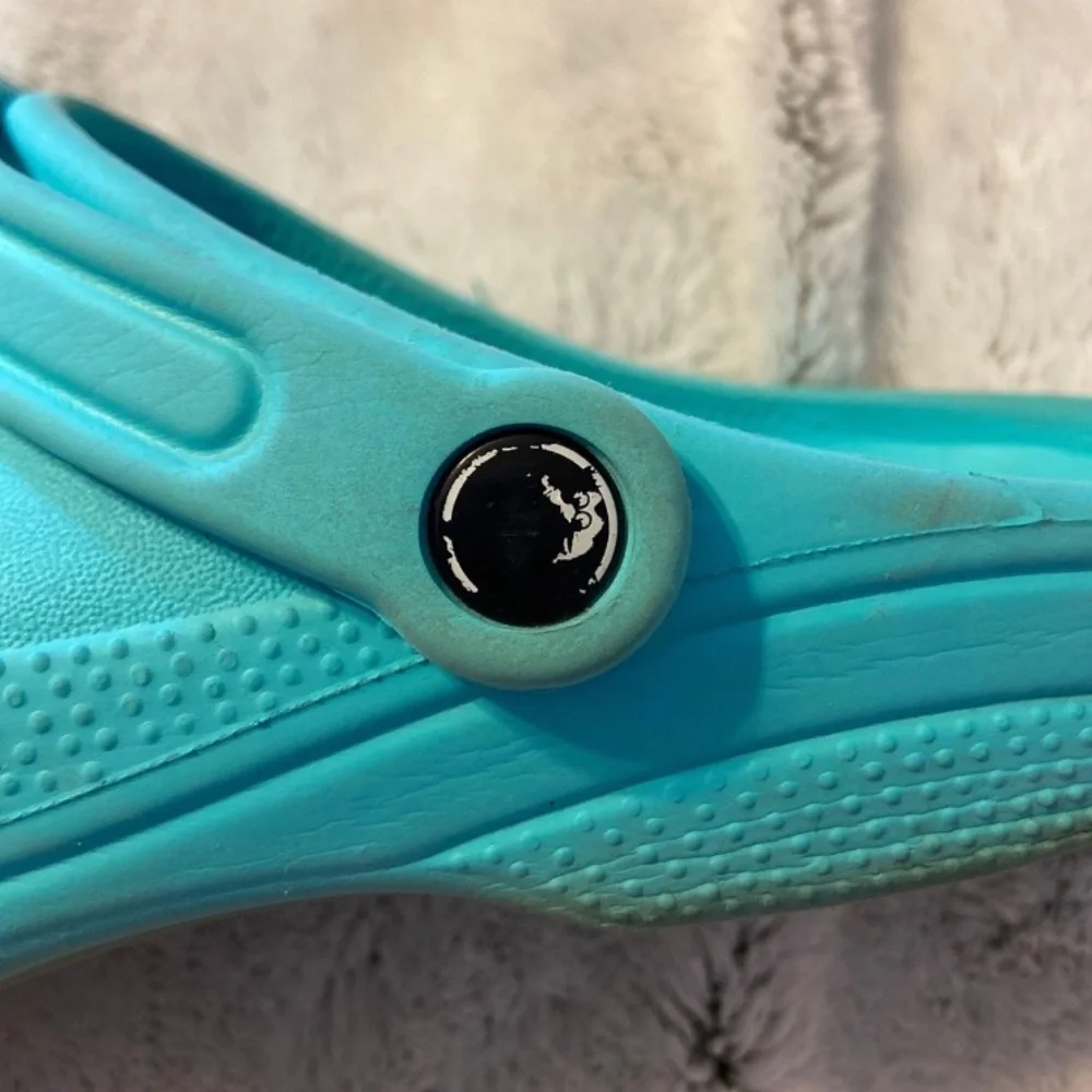 SOLD - Turquoise Crocs - Picture 6 of 7